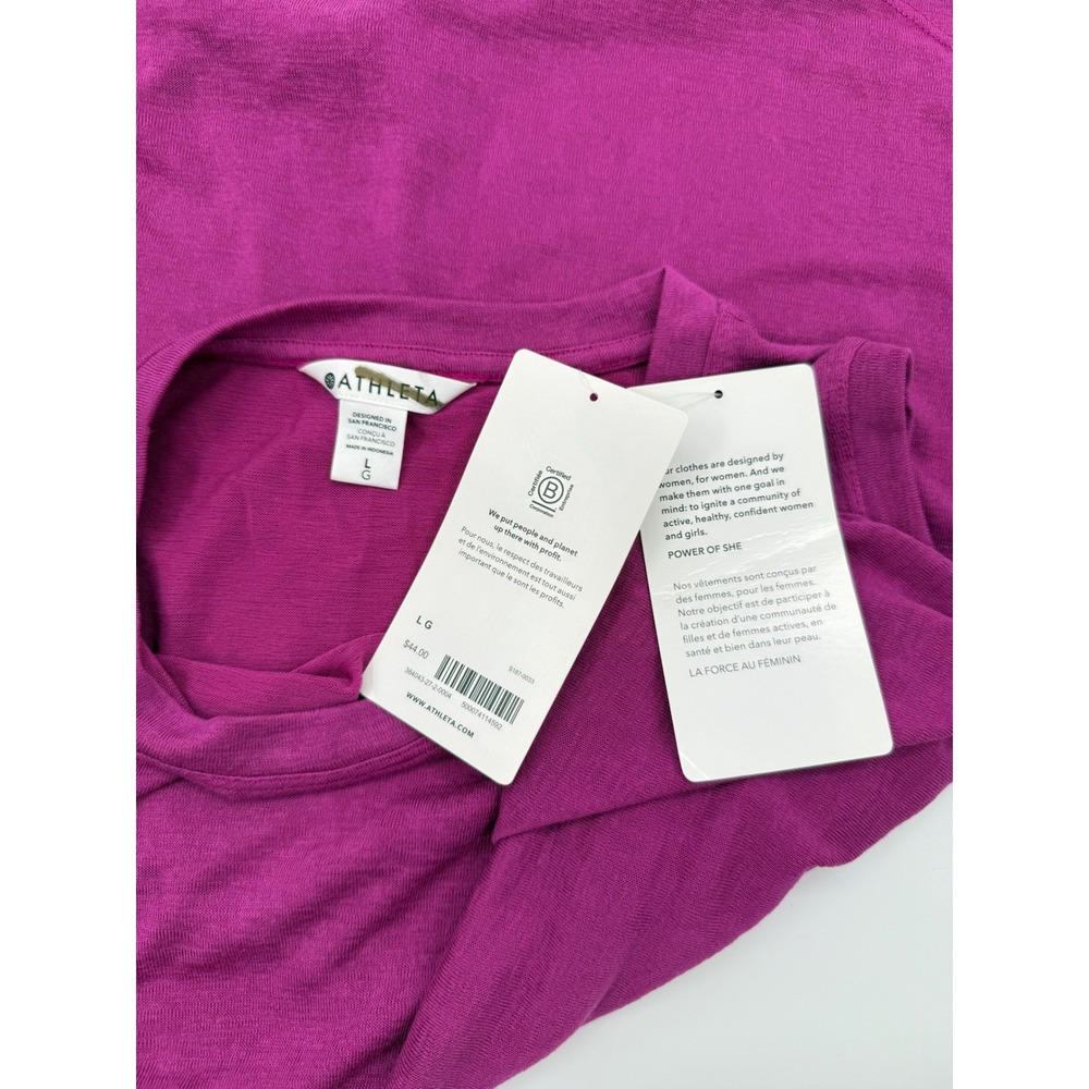 Athleta Magenta Muscle Tank Top - Picture 4 of 5